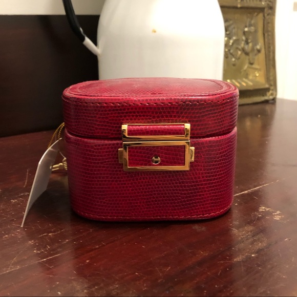 NWT! Red dot box mini travel jewellery box - Picture 1 of 6